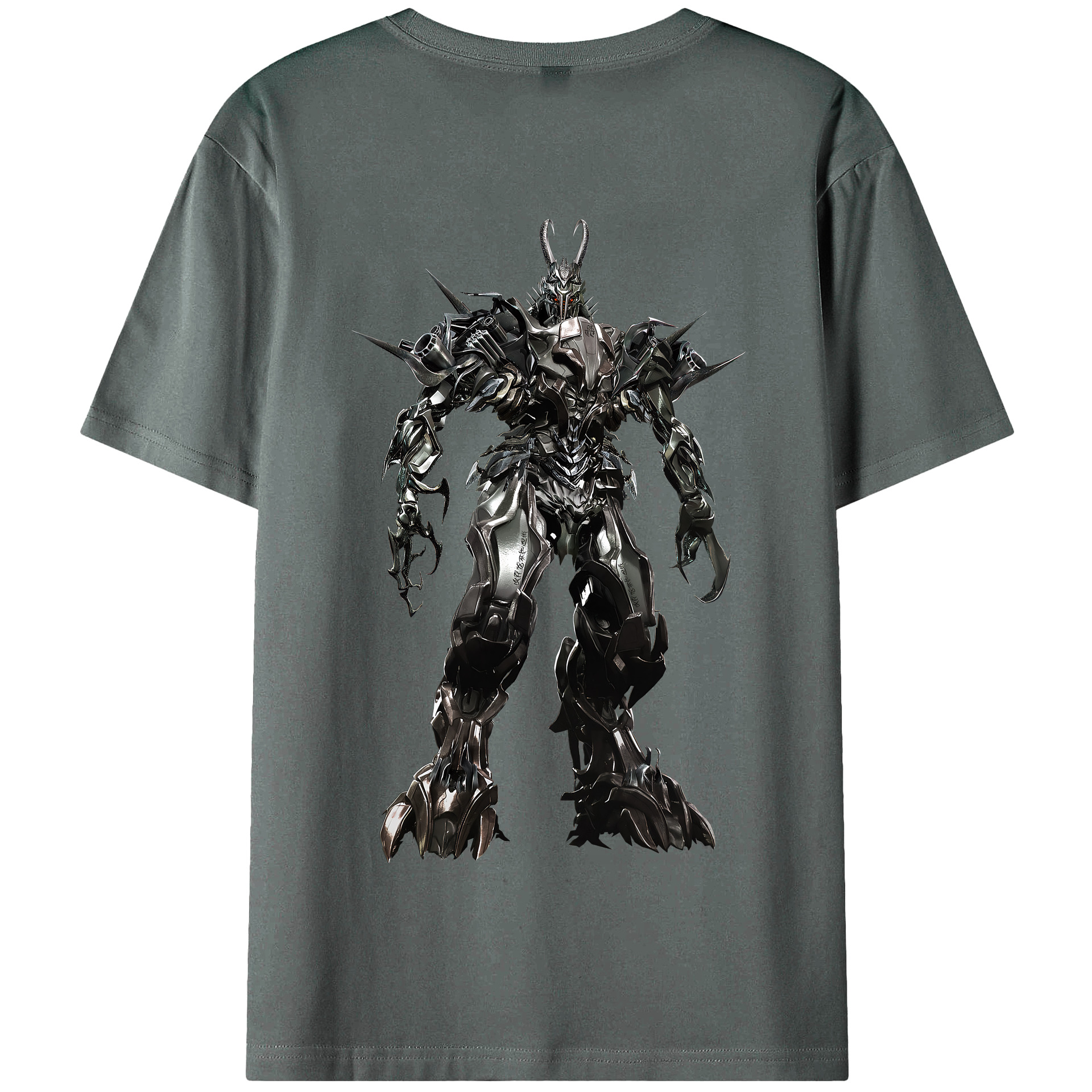 （画像用） Transformers トランスフォーマー 綿100％半袖Tシャツ（背面プリント）